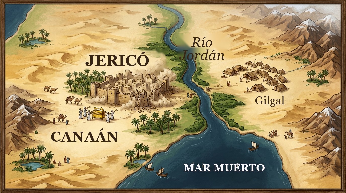 Jericó, junto al río Jordán