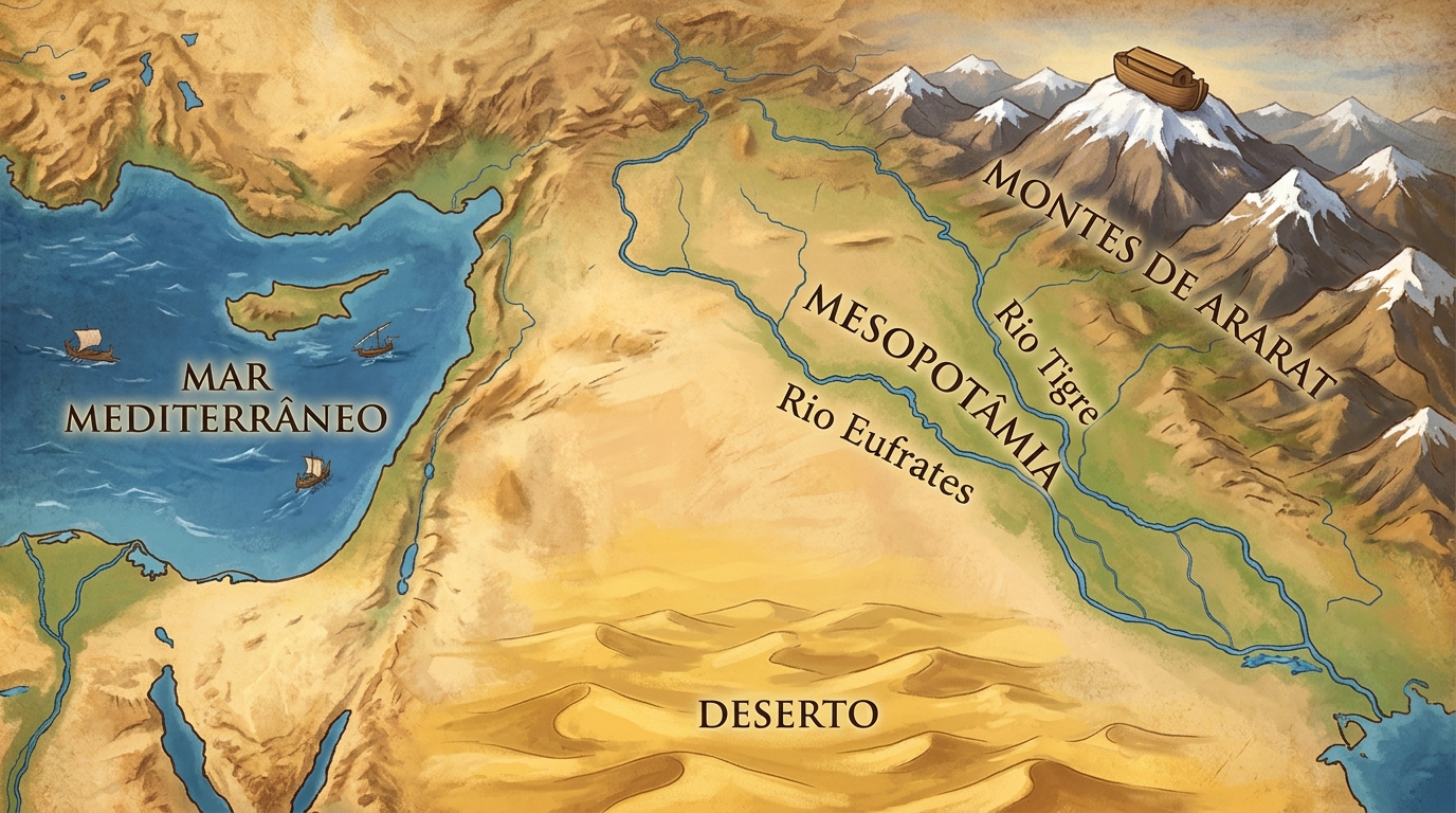 Montes de Ararat / Mesopotâmia