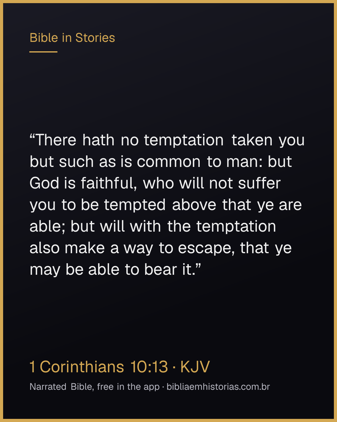 Verse image for 1 Corinthians 10:13 to share