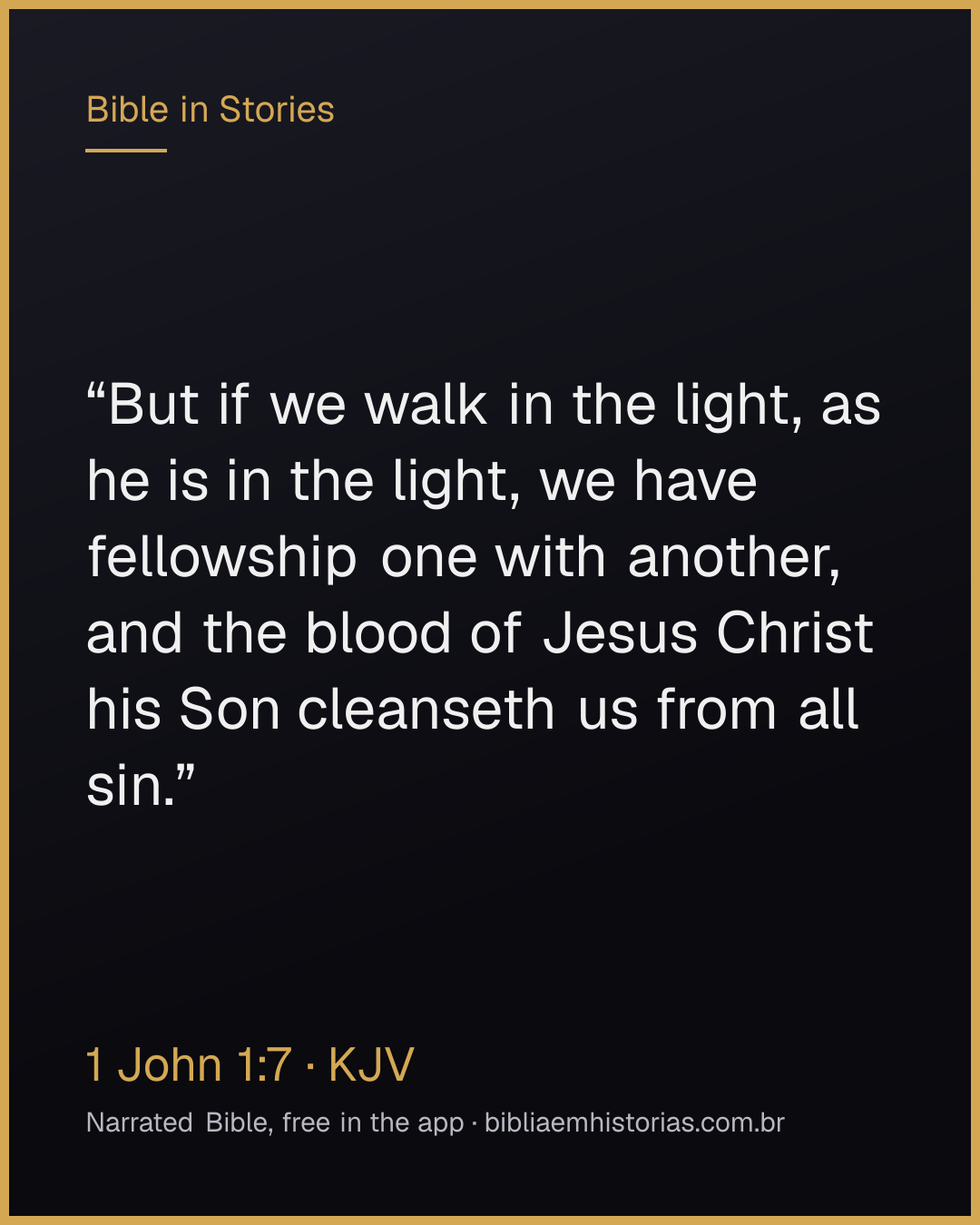 Verse image for 1 John 1:7 to share
