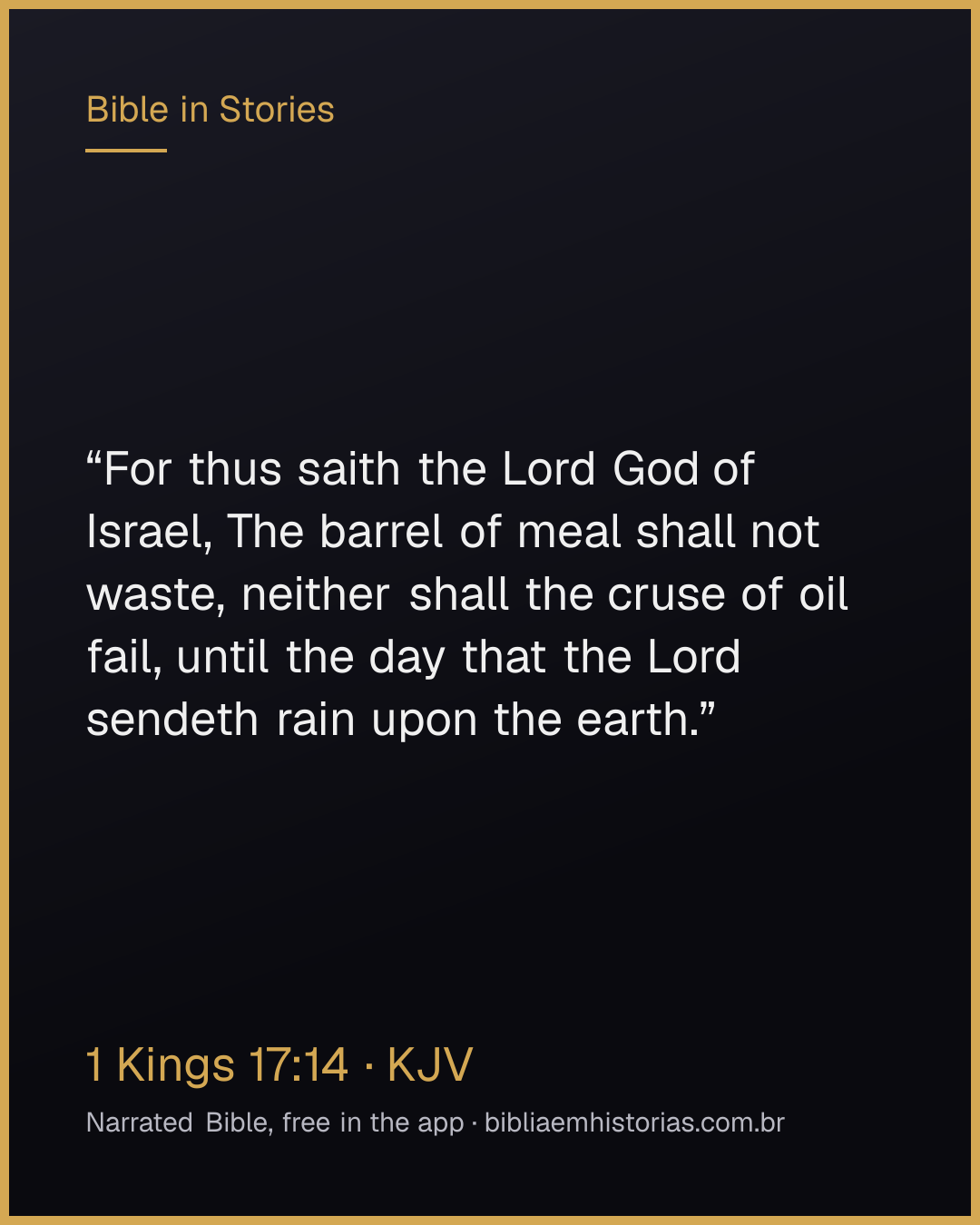 Verse image for 1 Kings 17:14 to share