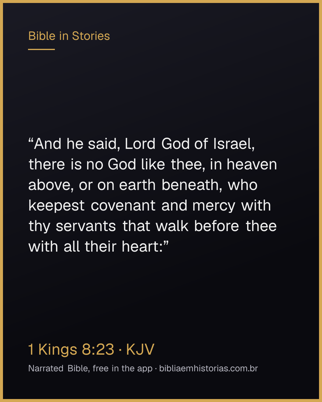 Verse image for 1 Kings 8:23 to share