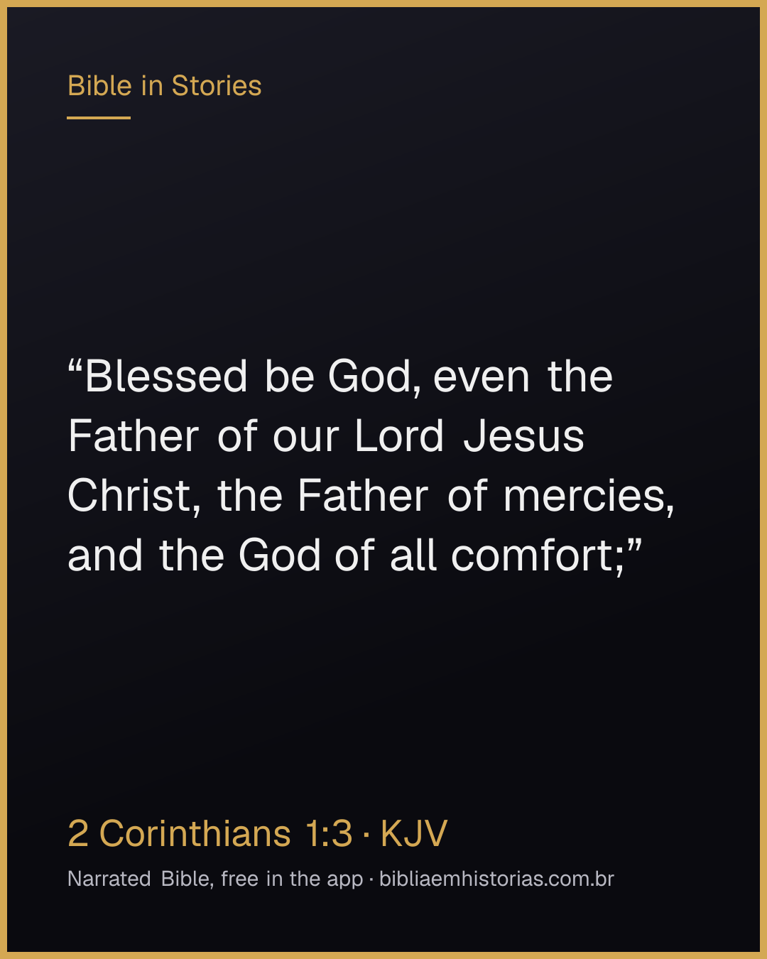 Verse image for 2 Corinthians 1:3 to share