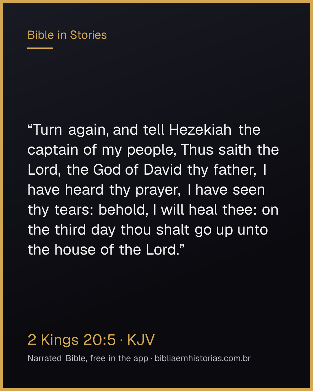 Verse image for 2 Kings 20:5 to share