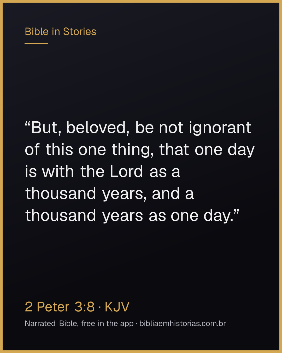 Verse image for 2 Peter 3:8 to share