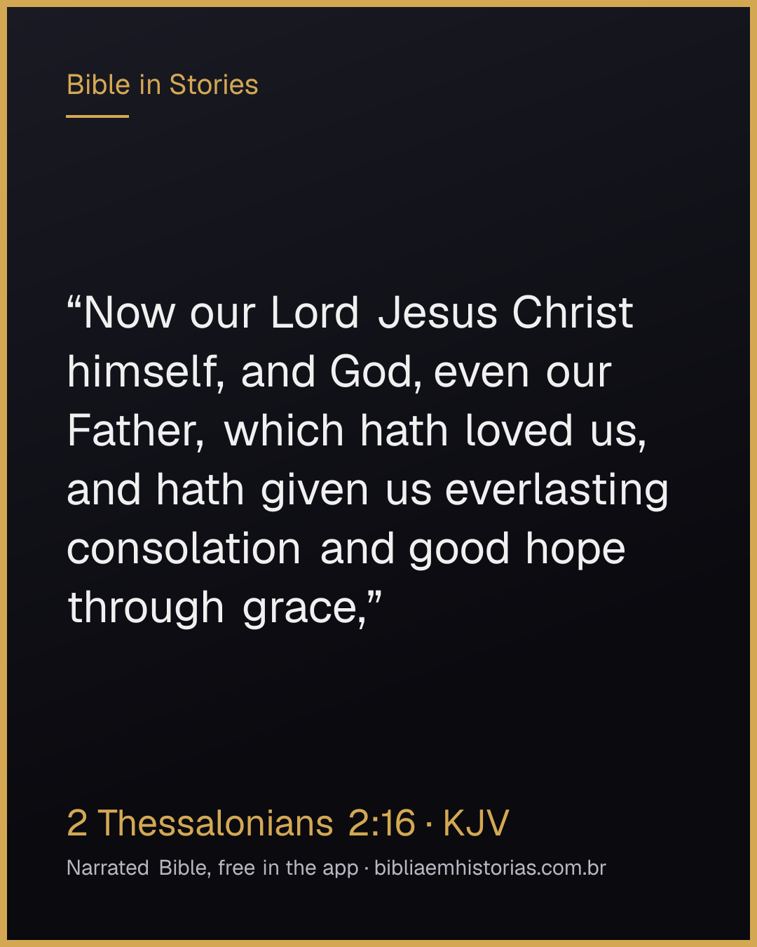 Verse image for 2 Thessalonians 2:16 to share
