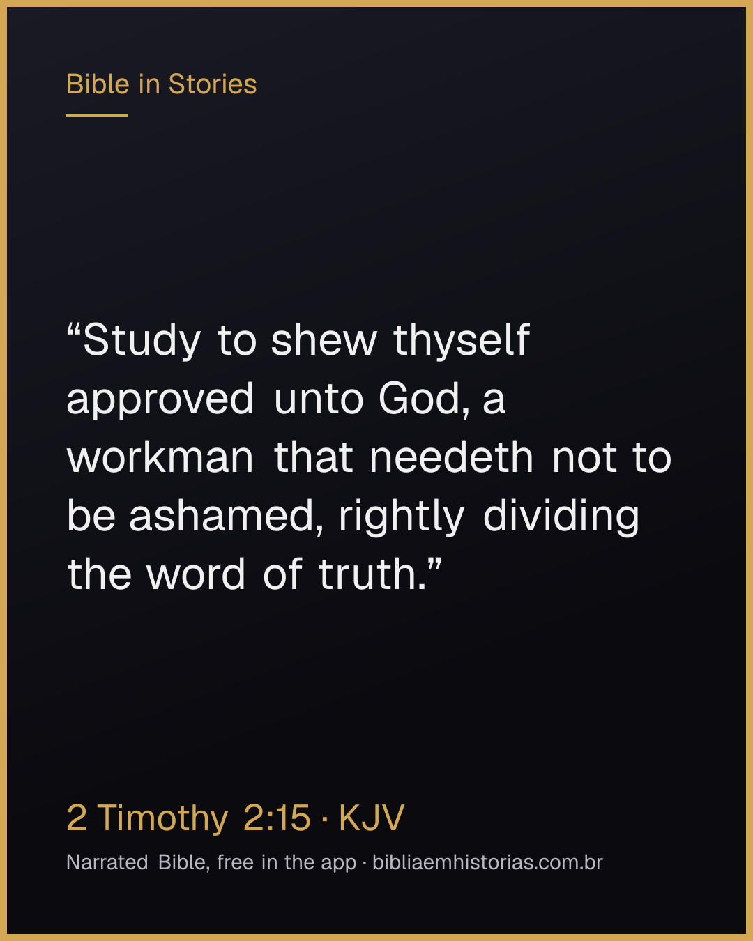Verse image for 2 Timothy 2:15 to share