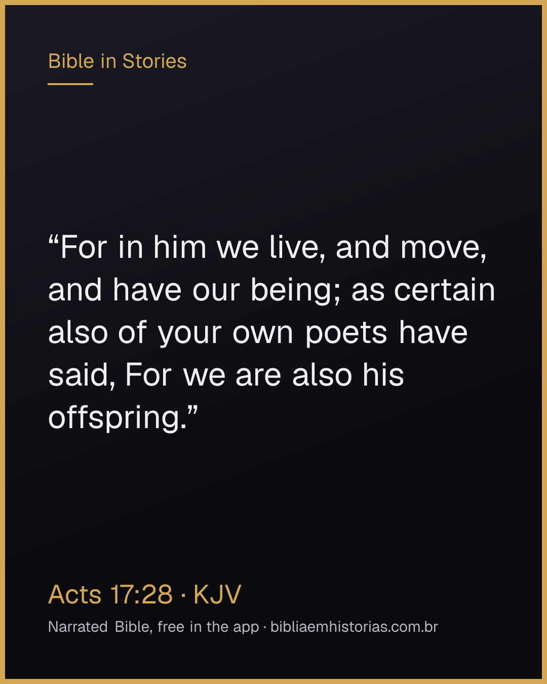 Verse image for Acts 17:28 to share