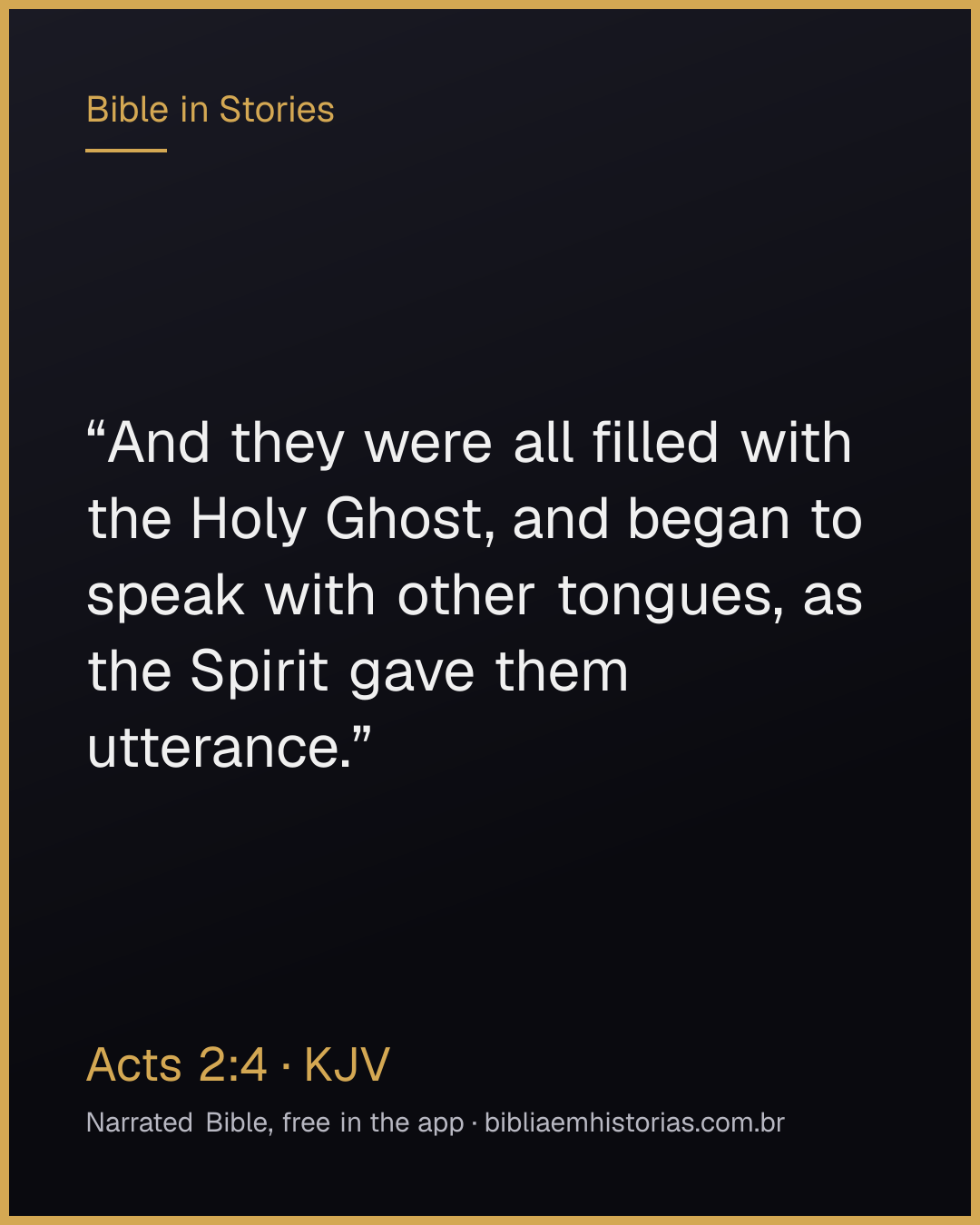 Verse image for Acts 2:4 to share