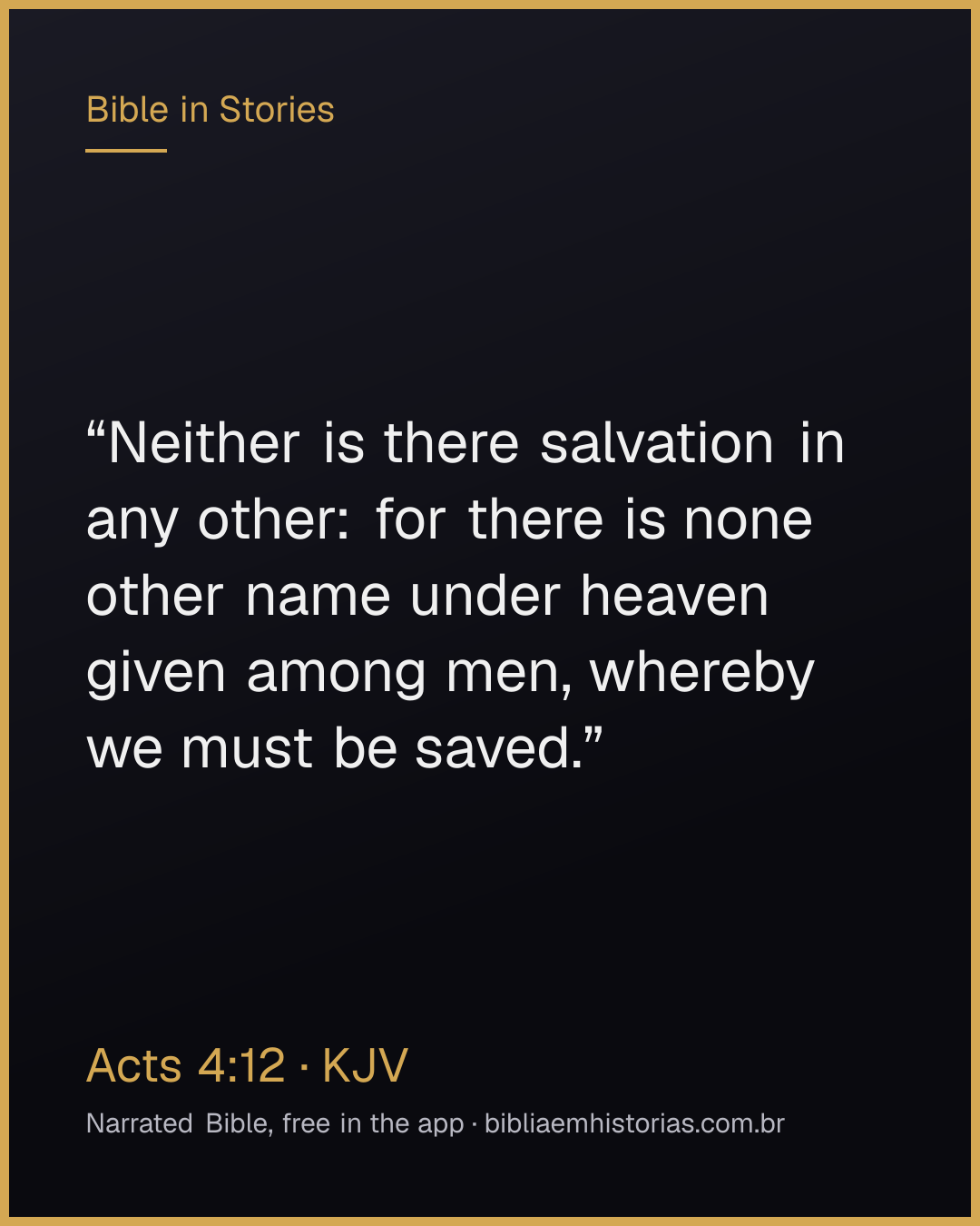 Verse image for Acts 4:12 to share