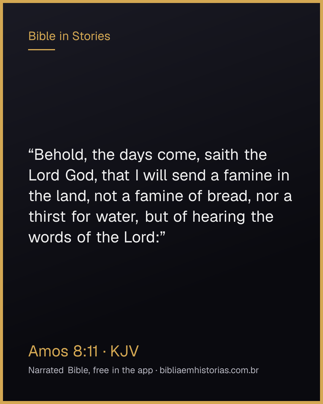 Verse image for Amos 8:11 to share