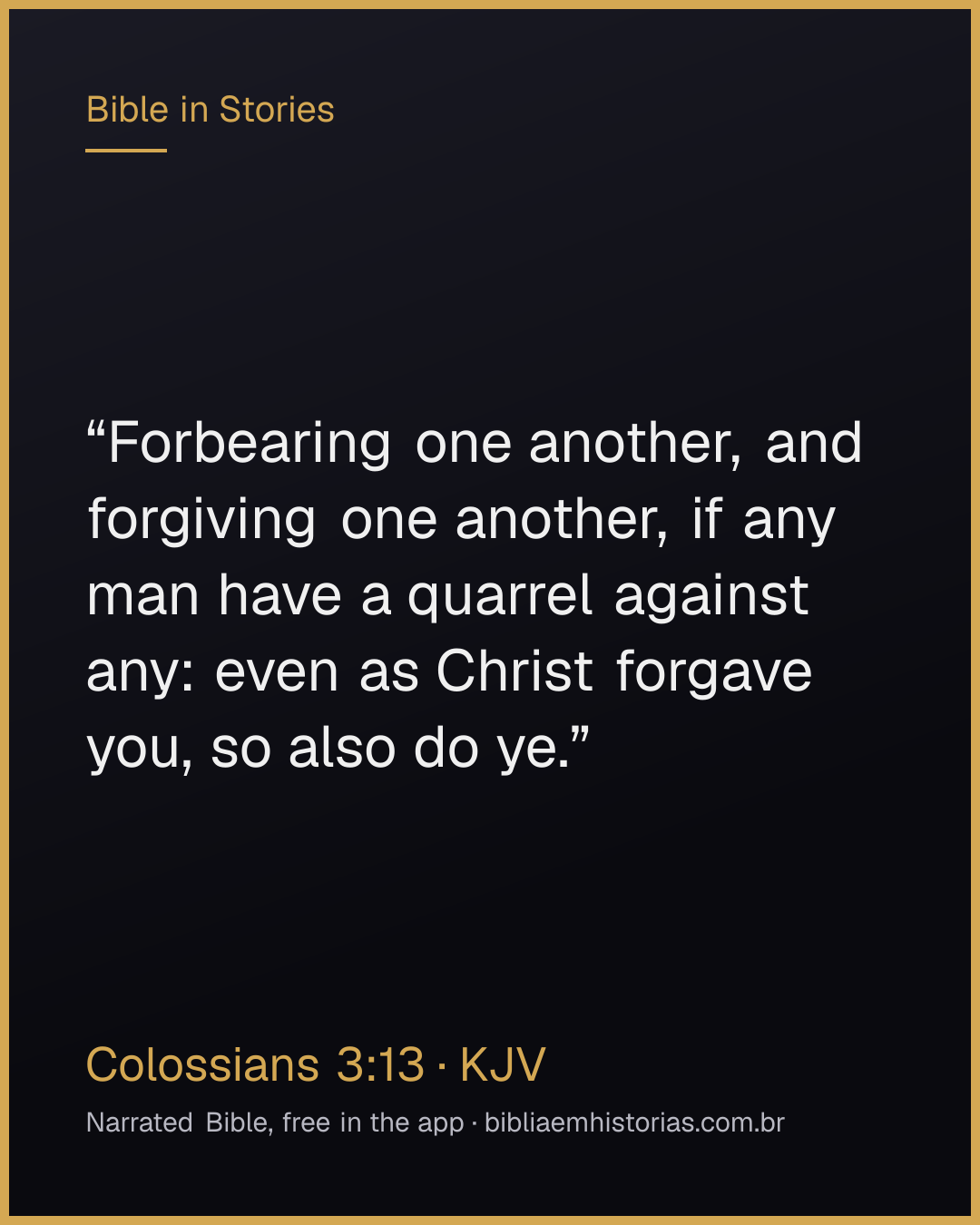 Verse image for Colossians 3:13 to share