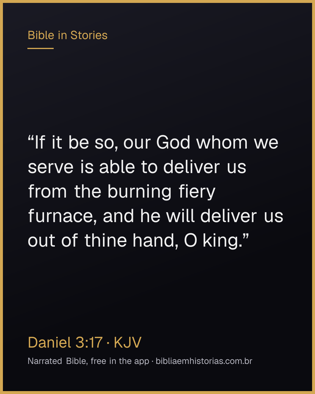 Verse image for Daniel 3:17 to share