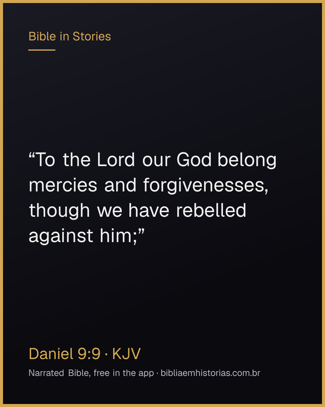 Verse image for Daniel 9:9 to share