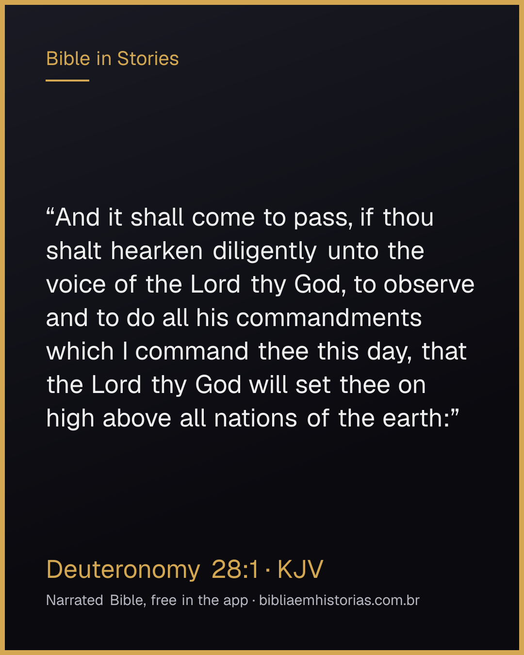 Verse image for Deuteronomy 28:1 to share