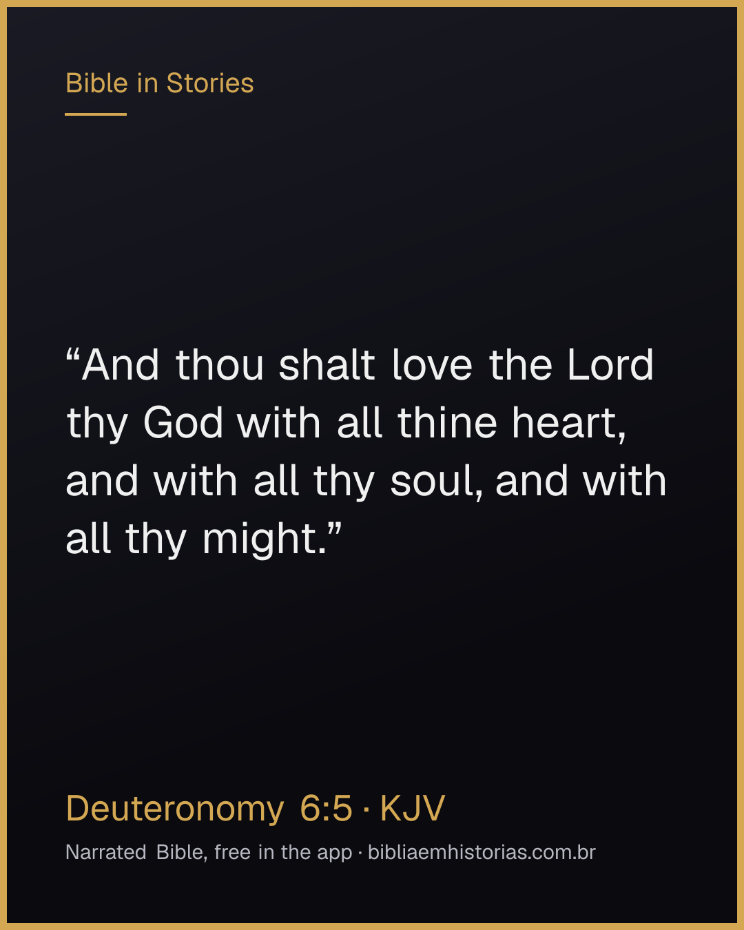 Verse image for Deuteronomy 6:5 to share