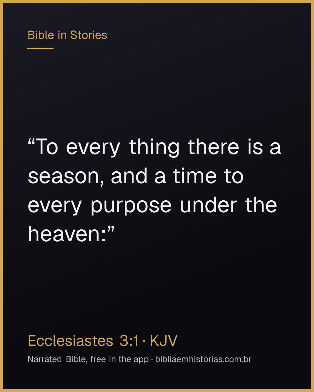 Verse image for Ecclesiastes 3:1 to share