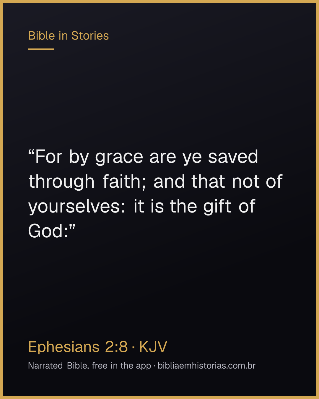 Verse image for Ephesians 2:8 to share