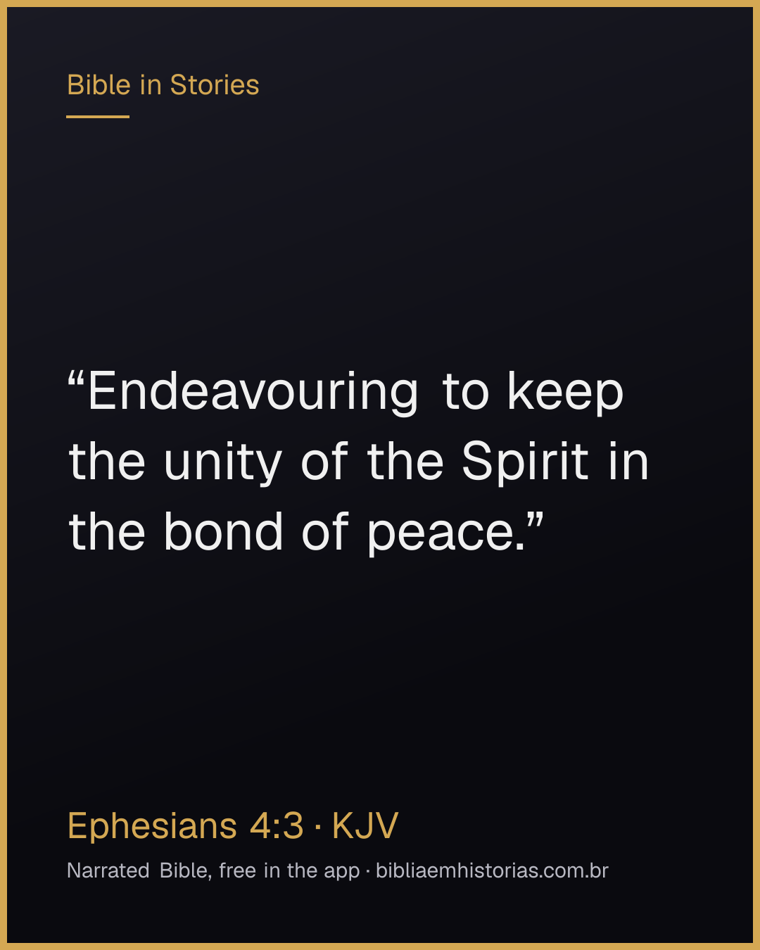 Verse image for Ephesians 4:3 to share