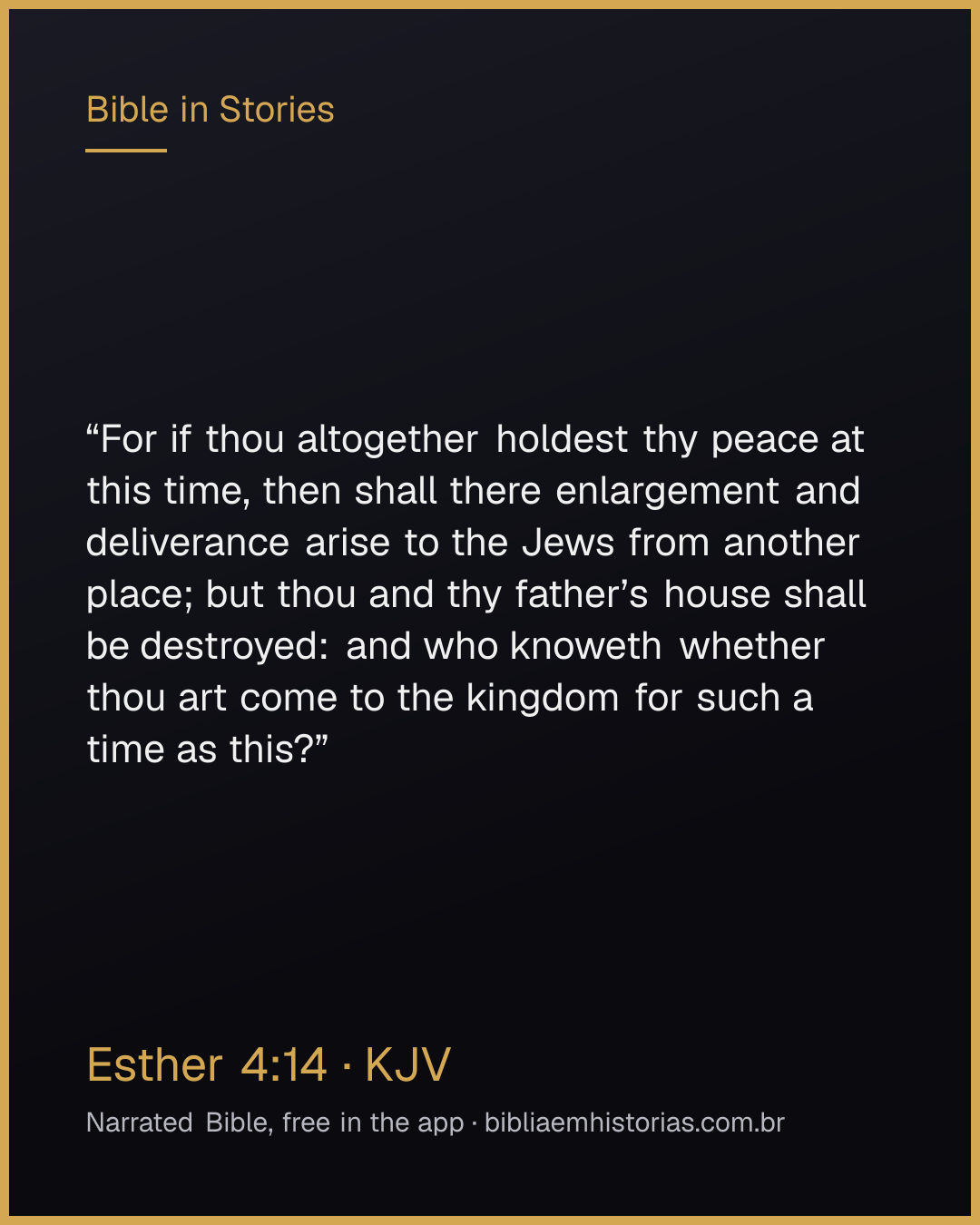 Verse image for Esther 4:14 to share