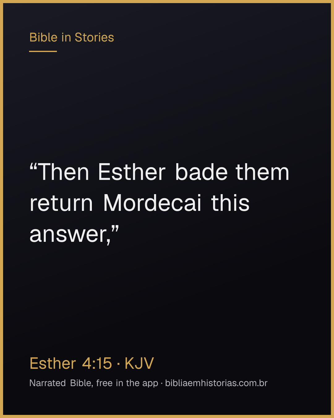 Verse image for Esther 4:15 to share