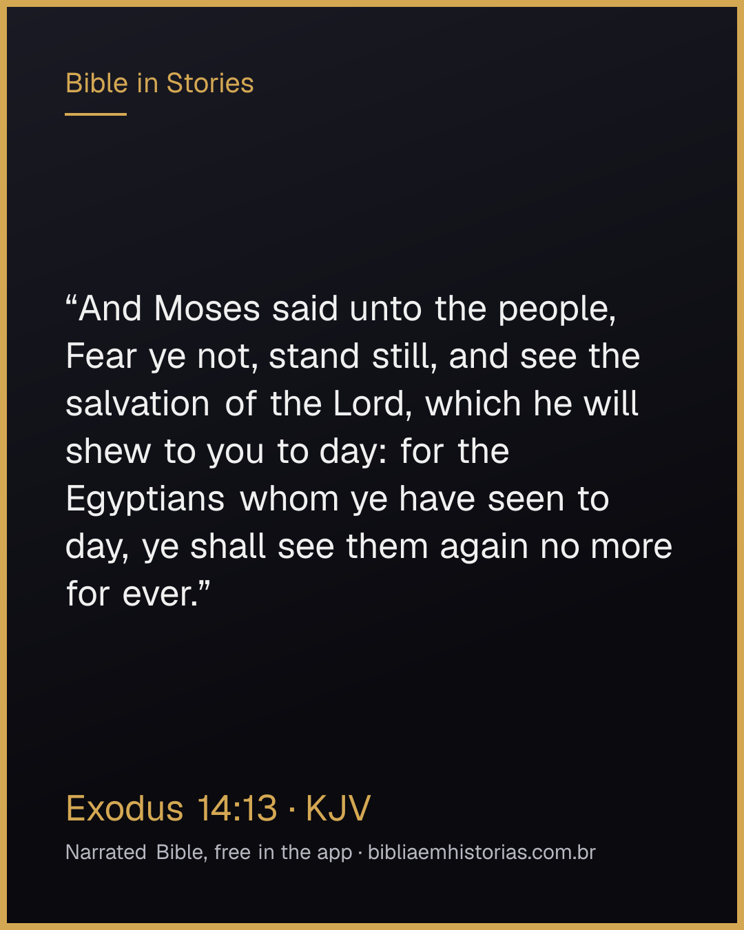 Verse image for Exodus 14:13 to share
