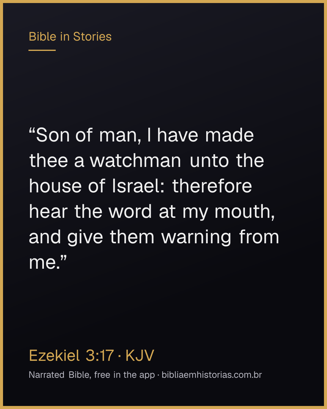 Verse image for Ezekiel 3:17 to share