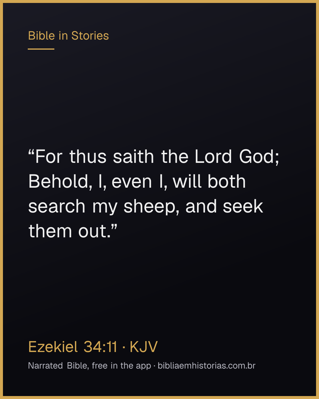 Verse image for Ezekiel 34:11 to share