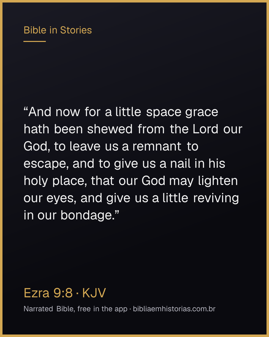 Verse image for Ezra 9:8 to share