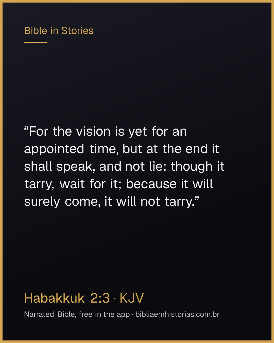Verse image for Habakkuk 2:3 to share