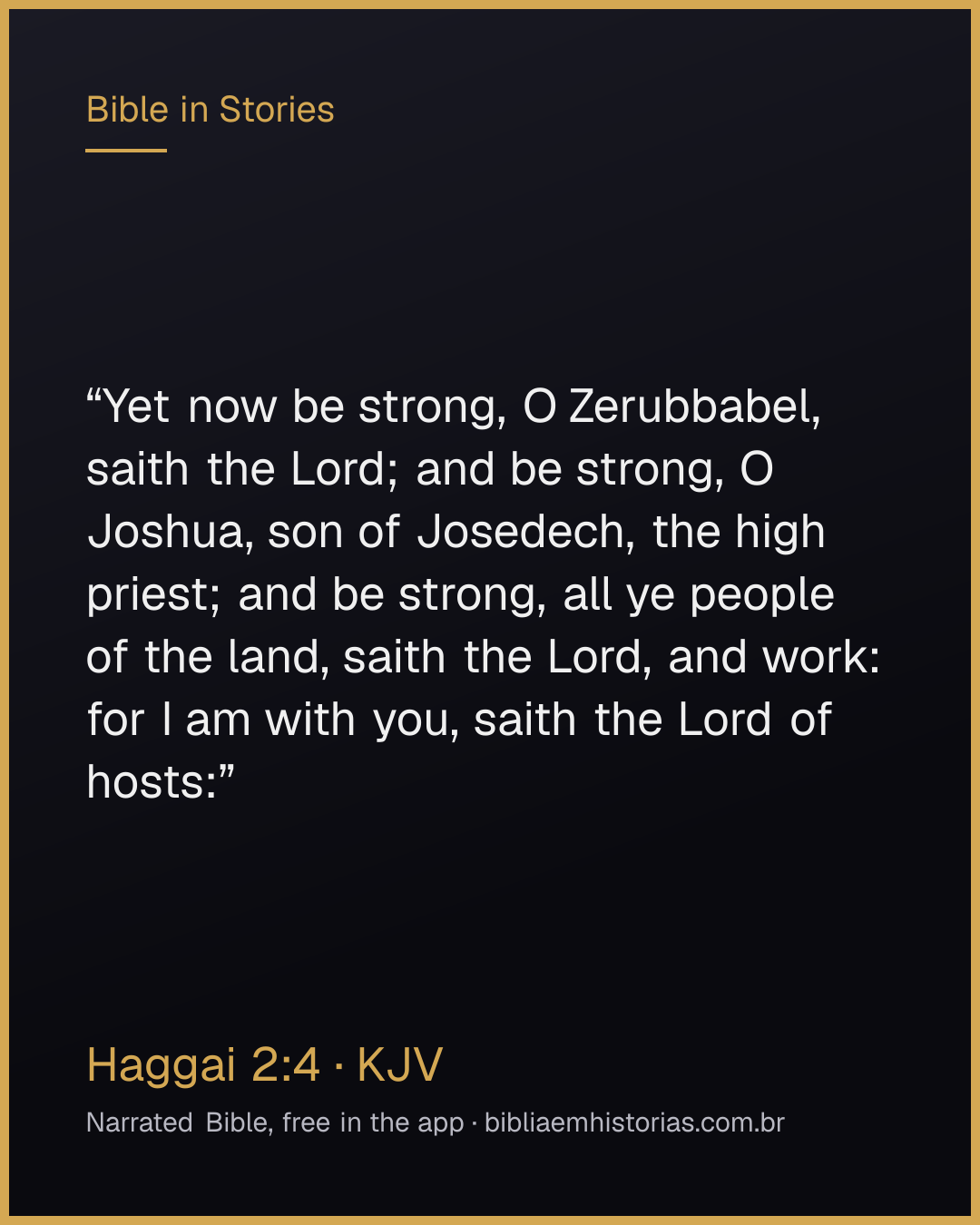 Verse image for Haggai 2:4 to share