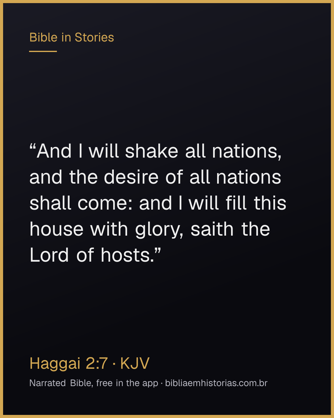 Verse image for Haggai 2:7 to share