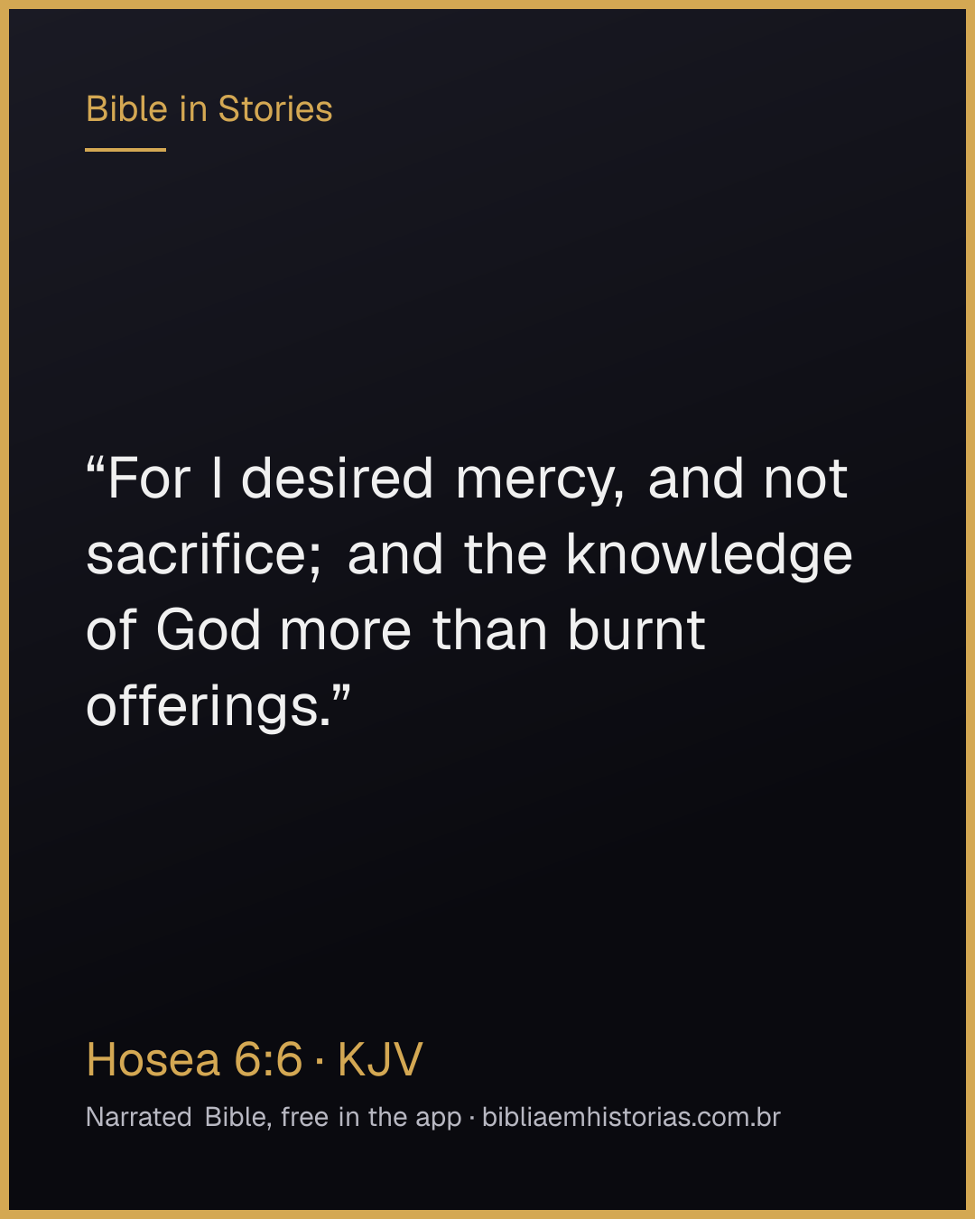 Verse image for Hosea 6:6 to share