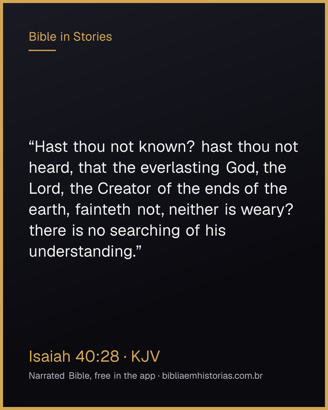 Verse image for Isaiah 40:28 to share