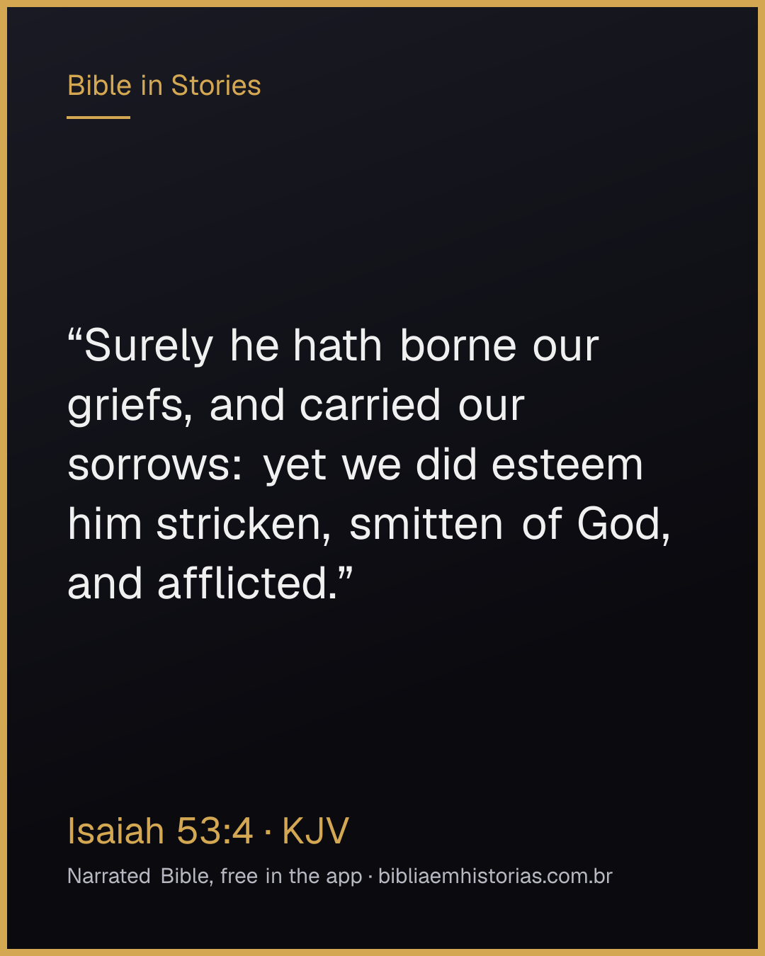 Verse image for Isaiah 53:4 to share