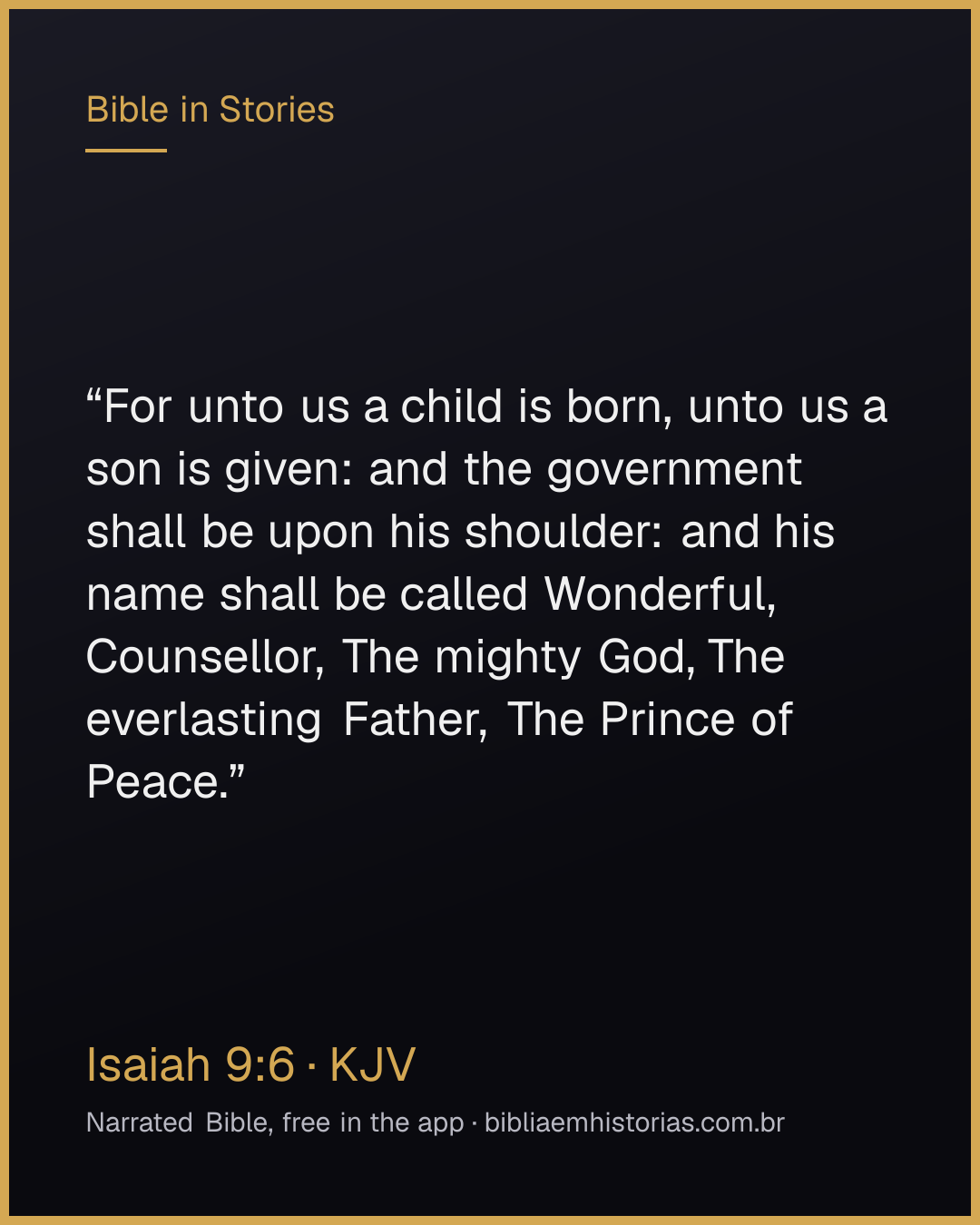 Verse image for Isaiah 9:6 to share