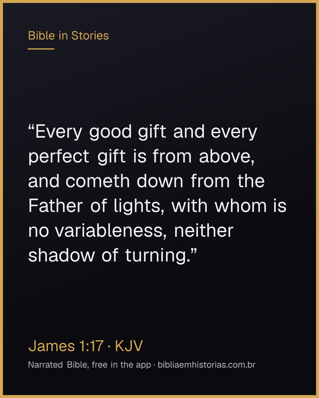Verse image for James 1:17 to share