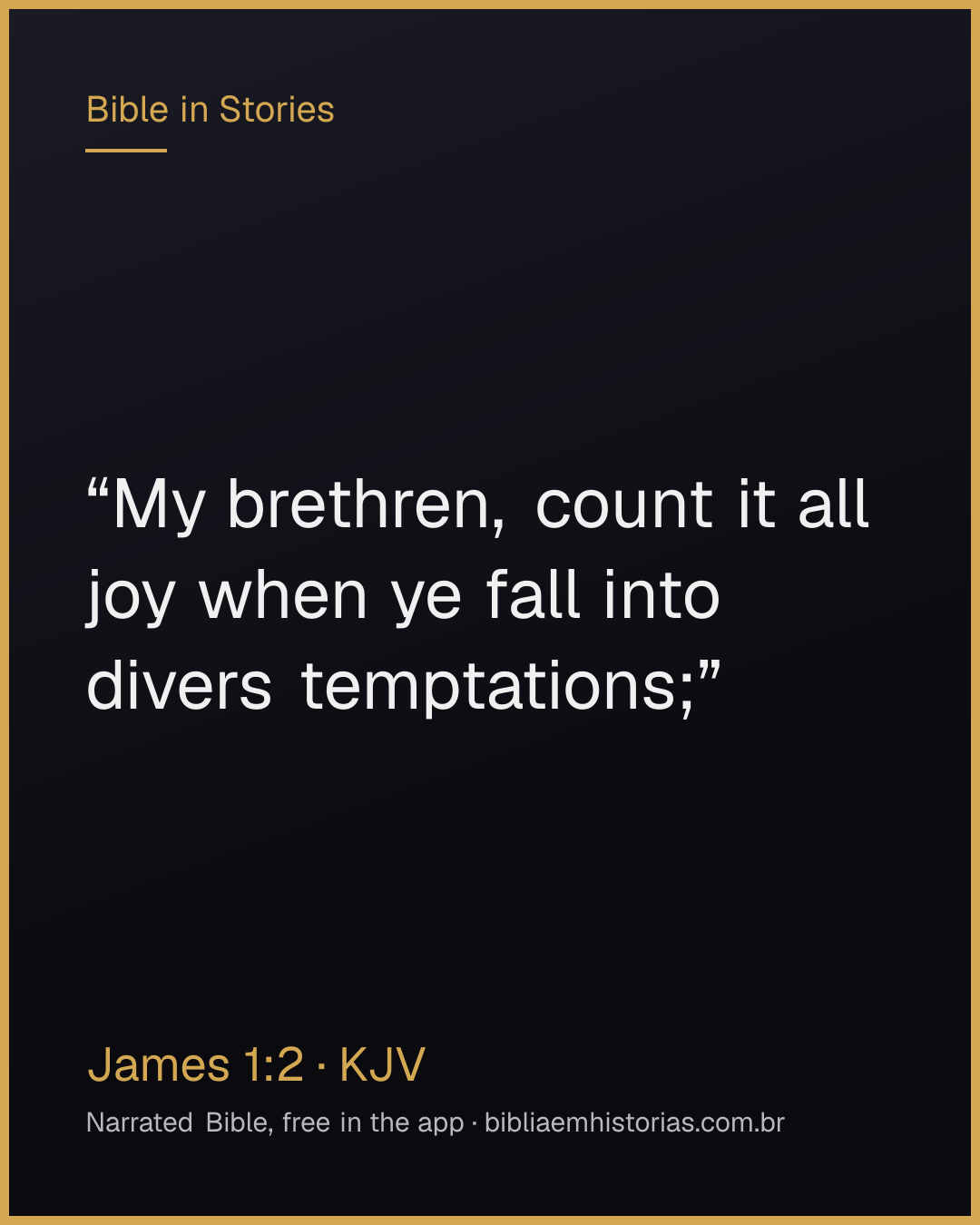 Verse image for James 1:2 to share