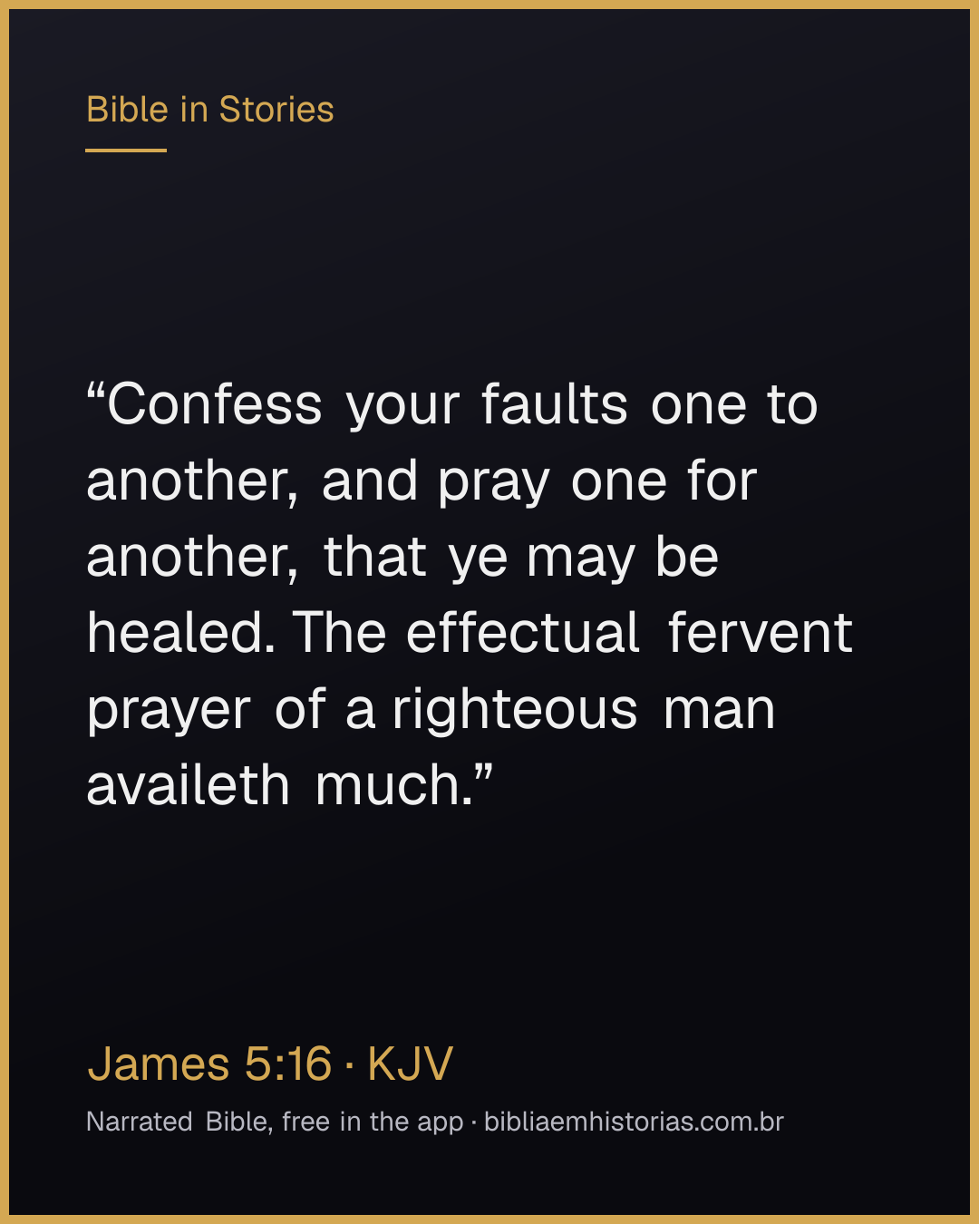 Verse image for James 5:16 to share