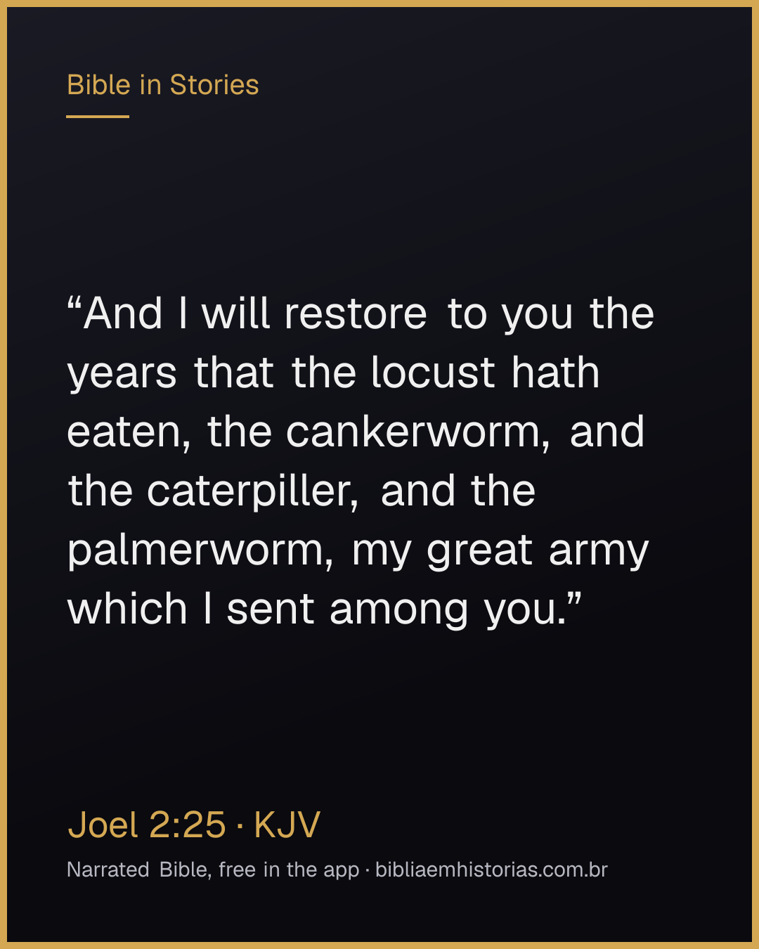 Verse image for Joel 2:25 to share