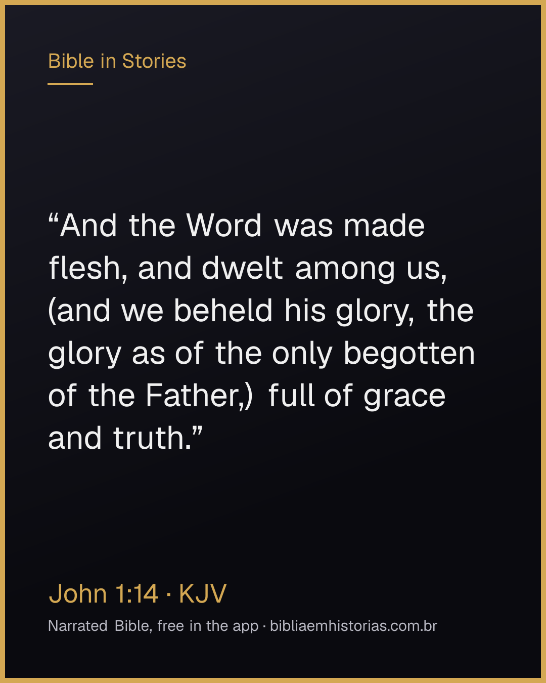 Verse image for John 1:14 to share