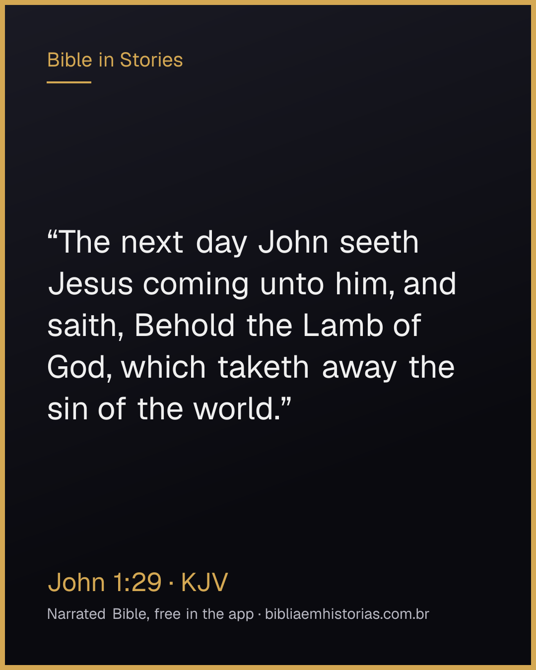 Verse image for John 1:29 to share