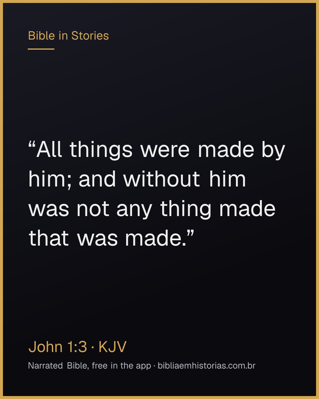 Verse image for John 1:3 to share