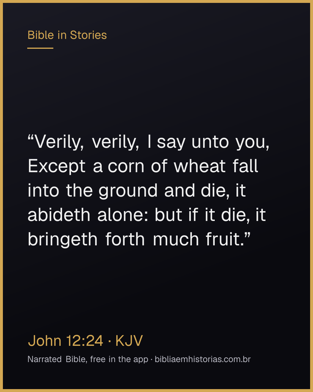 Verse image for John 12:24 to share