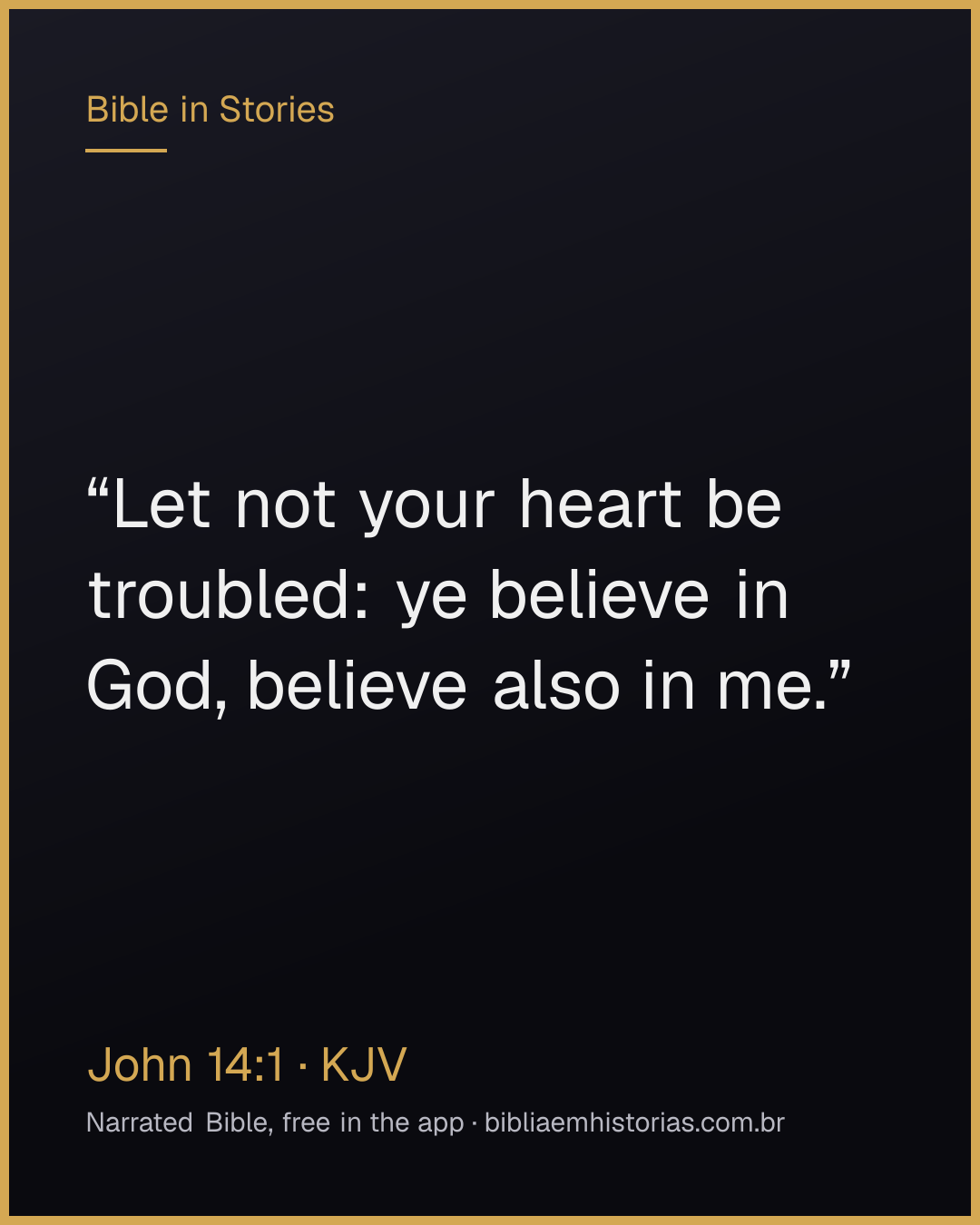 Verse image for John 14:1 to share