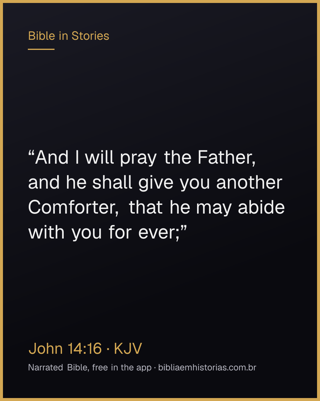 Verse image for John 14:16 to share