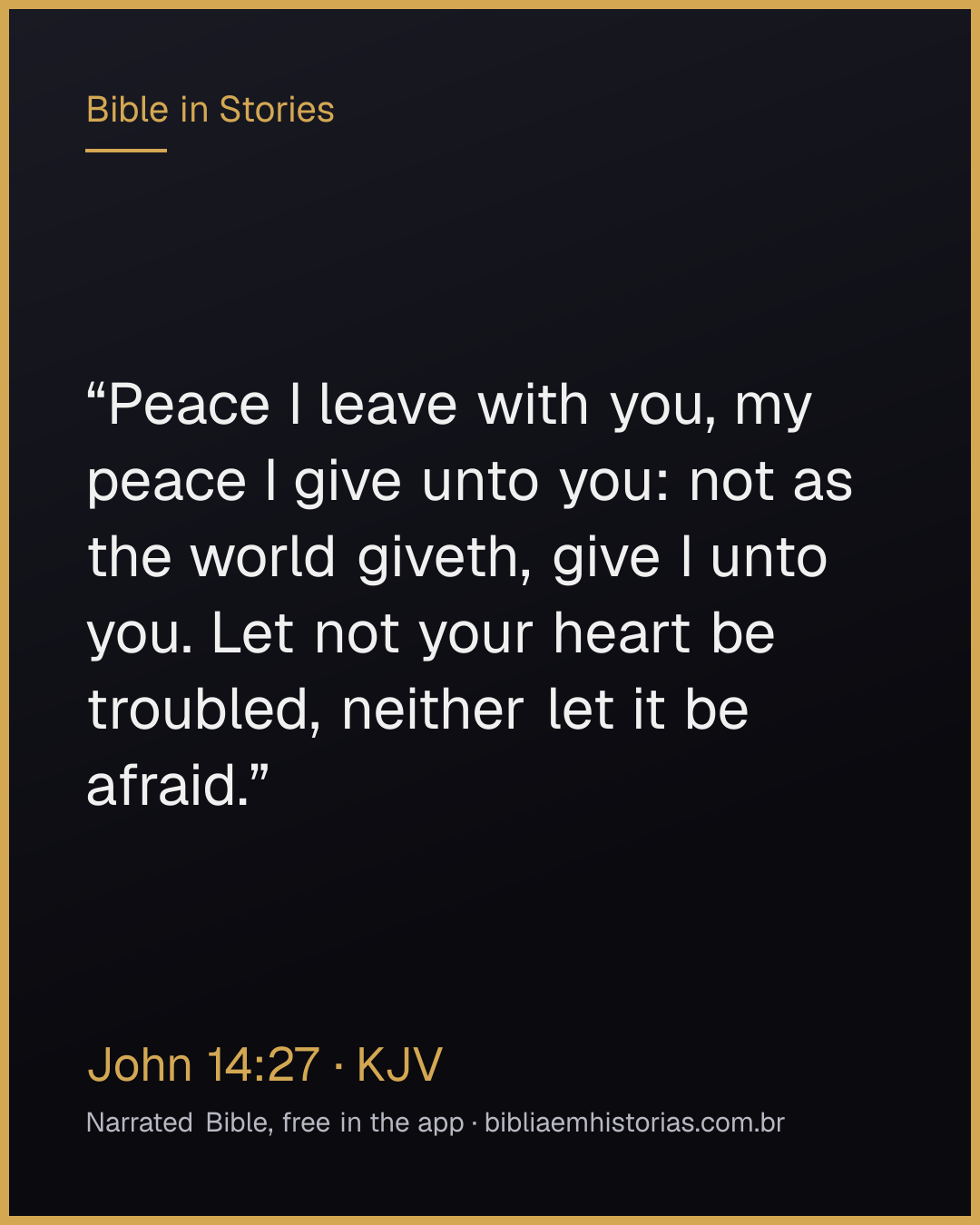 Verse image for John 14:27 to share