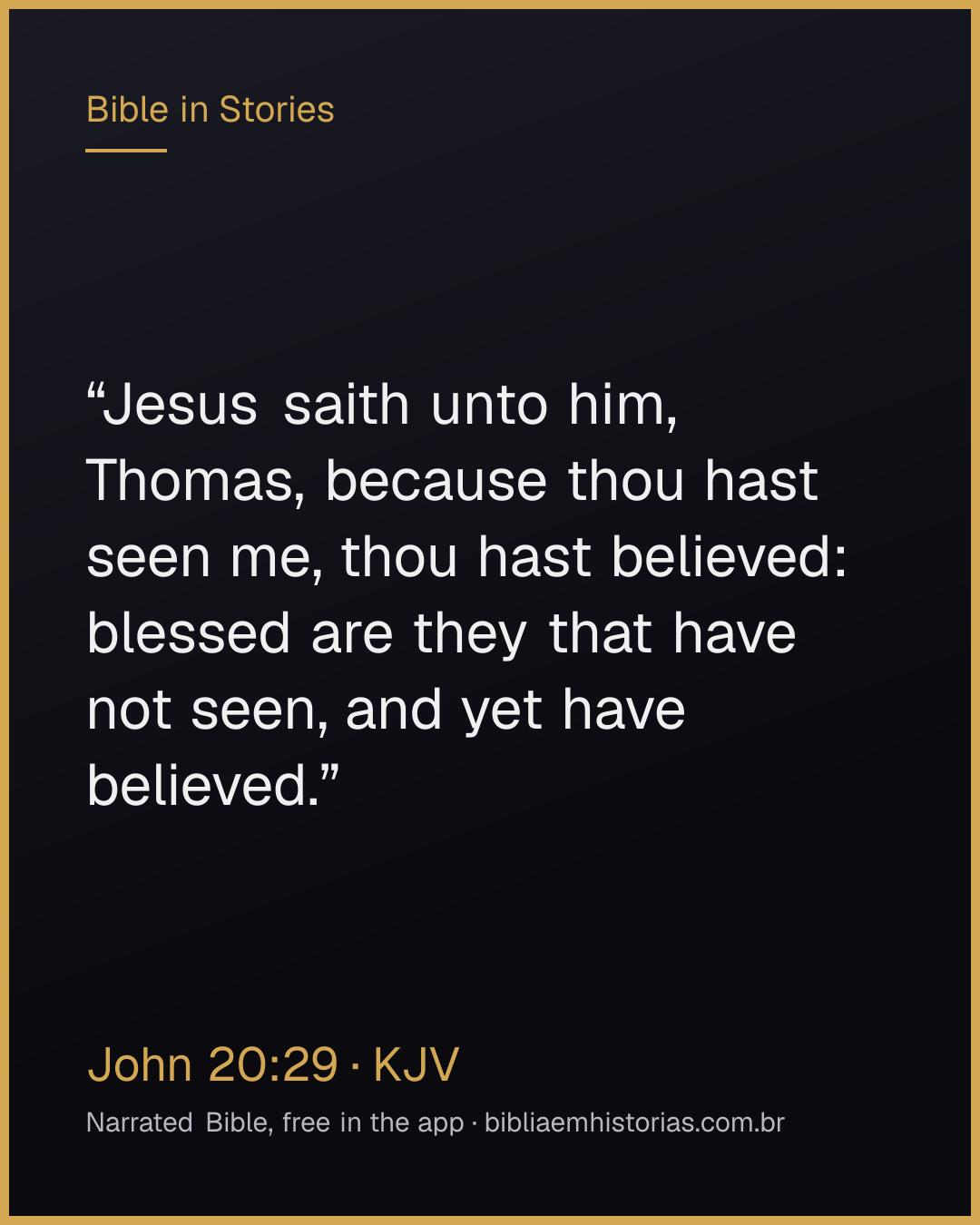 Verse image for John 20:29 to share