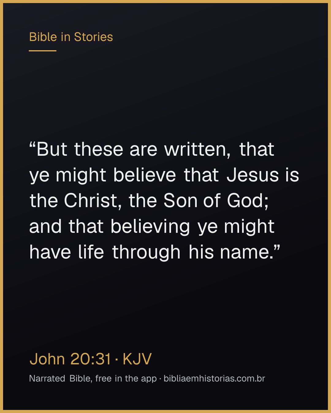 Verse image for John 20:31 to share