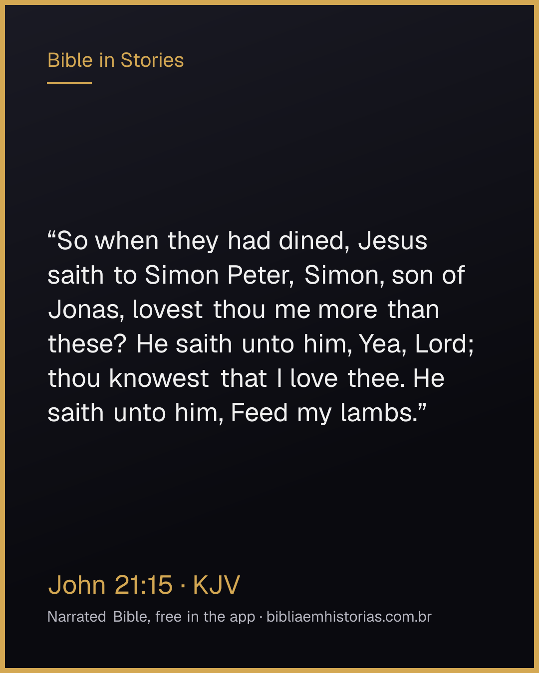 Verse image for John 21:15 to share
